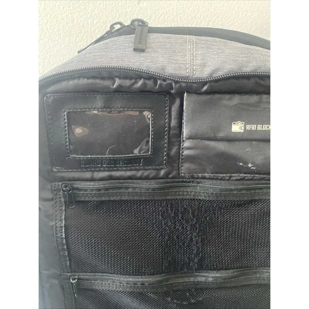 Guard Dog Security ProShield Smart Bulletproof Gray Backpack 27L